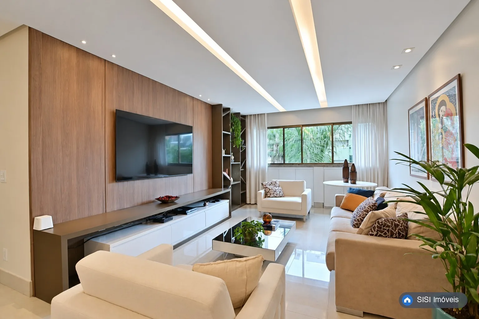 Apartamento à venda SQNW 309 E, Noroeste | 4 quartos, 155 m², 2 vagas: Sala
