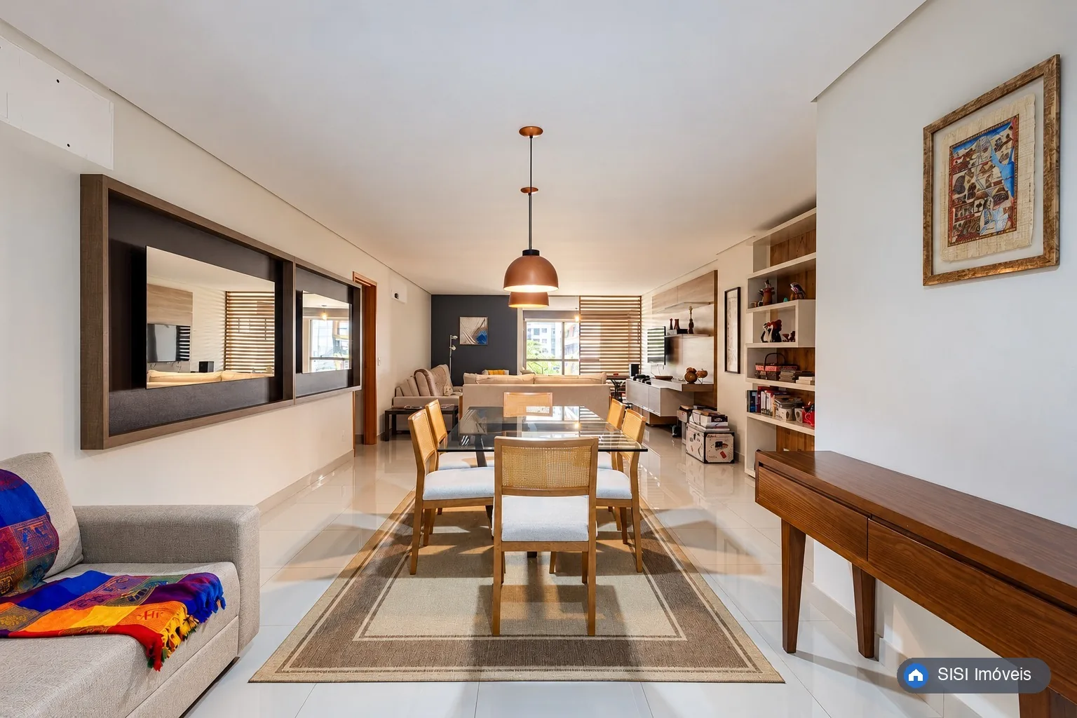 Apartamento à venda SQNW 108 C, Noroeste | 4 suítes, 212 m², 3 vagas: Sala