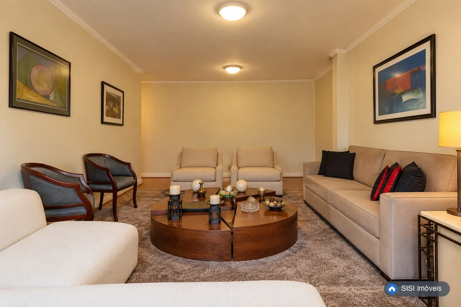 Apartamento à venda SQNW 110 G, Noroeste | 4 quartos, 155 m², 3 vagas: Sala — imagem ilustrativa