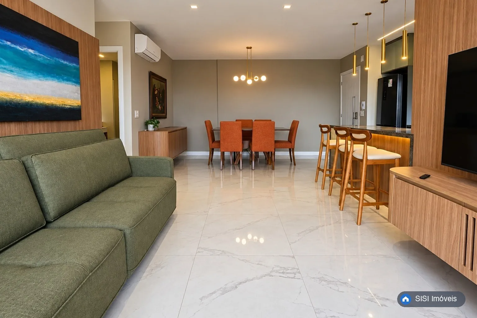 Apartamento para alugar SQNW 102, Noroeste | 3 quartos, 120 m², 2 vagas: Sala